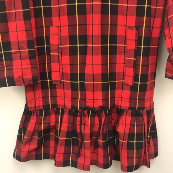 Supre oversize plaid mini dress or tunic - Picture 5 of 7